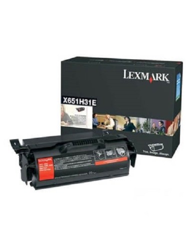 TONER LEXMARK X651H31E BLACK X651...