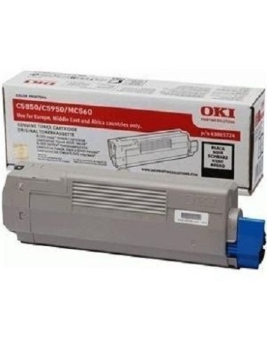 TONER OKI 43865724 BLACK C5850 C5950...