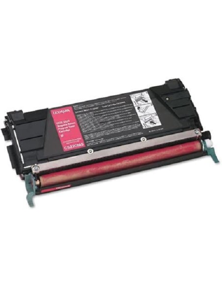 TONER LEXMARK C5220S MAGENTA C522 C524 C530 C532 C534 3000 PAG RETORNABLE