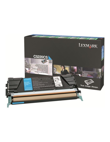 TONER LEXMARK C5220S CYAN C522 C524 C530 C532 C534 3000 PAG RETORNABLE