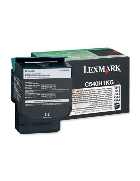 TONER LEXMARK C540H BLACK C540 C543 C544 X543 X544 2000 PAG