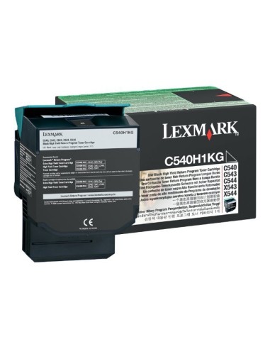 TONER LEXMARK C540H BLACK C540 C543...