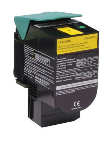 TONER LEXMARK C540A YELLOW C540 C543...
