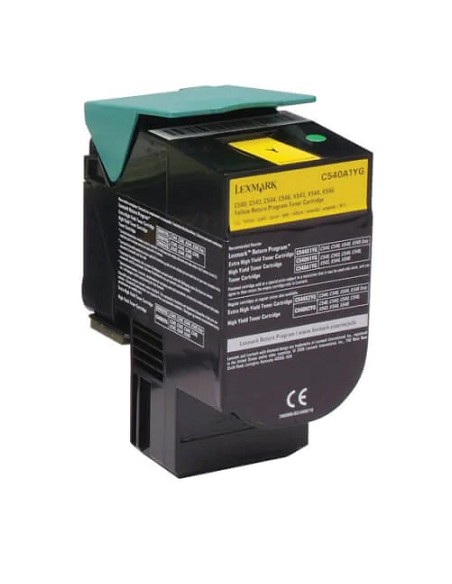 TONER LEXMARK C540A YELLOW C540 C543 C544 X543 X544 1000 PAG