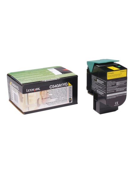 TONER LEXMARK C540A YELLOW C540 C543 C544 X543 X544 1000 PAG