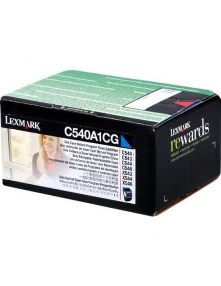 TONER LEXMARK C540A CYAN C540 C543 C544 X543 X544 1000 PAG