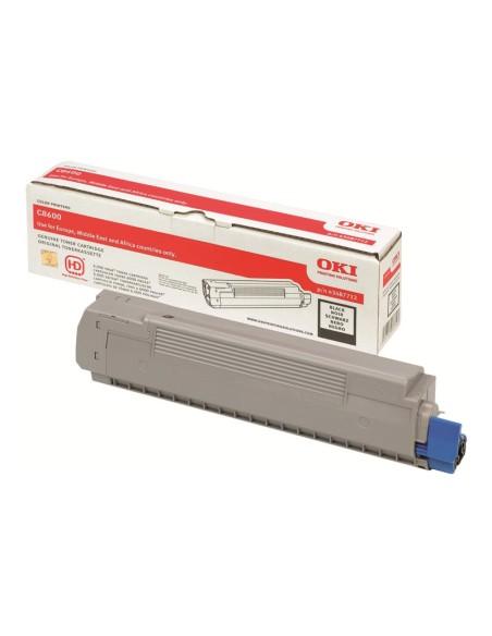 TONER OKI 43487712 BLACK C8600 C8800 6000 PAG