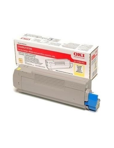 TONER OKI 43381905 YELLOW C5600 2000 PAG