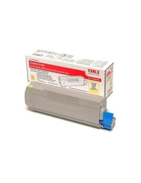TONER OKI 43381905 YELLOW C5600 2000 PAG