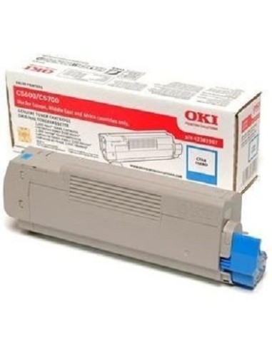 TONER OKI 43381907 CYAN C5600 2000 PAG