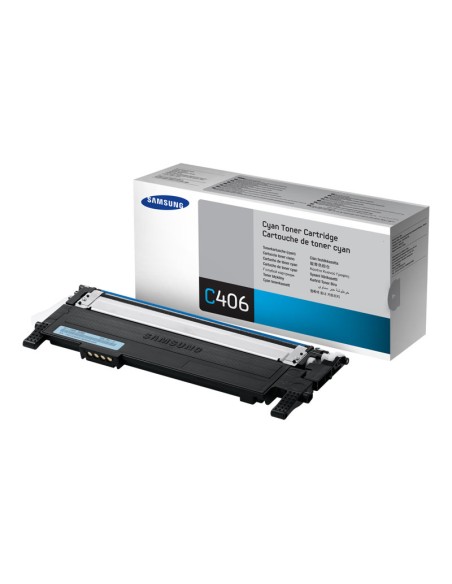 TONER SAMSUNG 406S CYAN CLP-360 CLP-365 CLX-3300 CLX-3305 1000 PAG