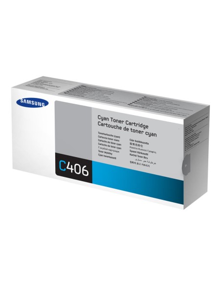 TONER SAMSUNG 406S CYAN CLP-360 CLP-365 CLX-3300 CLX-3305 1000 PAG