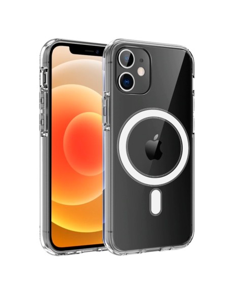 FUNDA MOVIL BACK COVER COOL MAGNETIC TRANSPARENTE IPHONE 12 MINI
