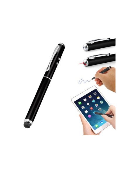 LAPIZ COOL PUNTERO STYLUS UNIVERSAL LASER BLACK 