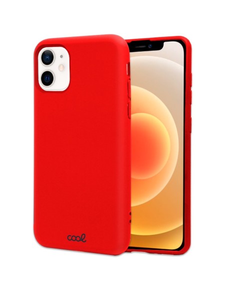 FUNDA MOVIL BACK COVER COOL SILICONA RED IPHONE 12 MINI