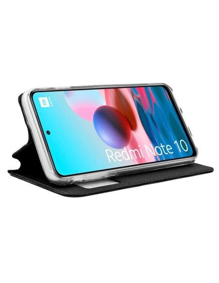 FUNDA MOVIL COOL FLIP COVER WINDOW BLACK XIAOMI REDMI NOTE 10 / NOTE 10S
