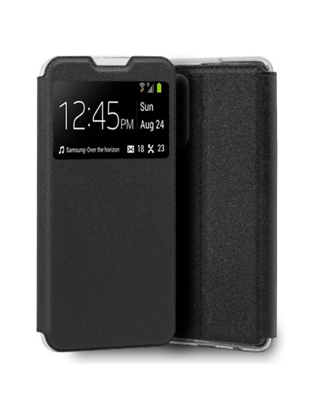 FUNDA MOVIL COOL FLIP COVER WINDOW BLACK XIAOMI REDMI NOTE 10 / NOTE 10S