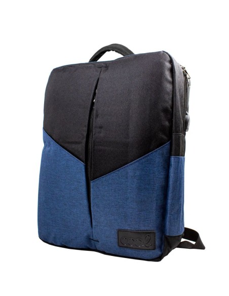 MOCHILA PORTATIL COOL 16 PORTLAND BLACK / BLUE