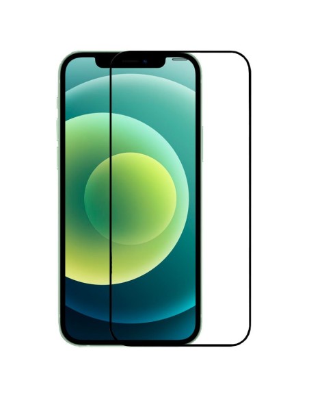 PROTECTOR COOL CRISTAL TEMPLADO 3D BLACK IPHONE 12 / 12 PRO