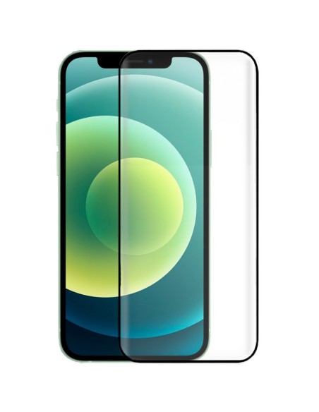 PROTECTOR COOL CRISTAL TEMPLADO 3D BLACK IPHONE 12 / 12 PRO