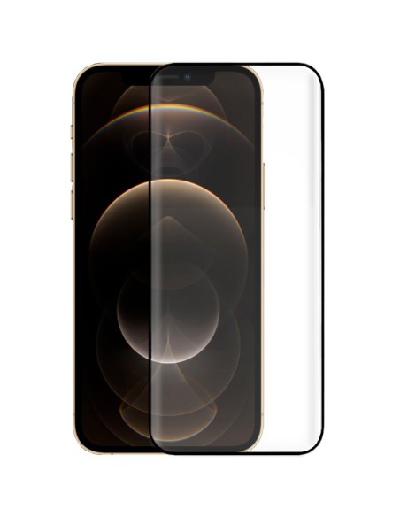 PROTECTOR COOL CRISTAL TEMPLADO 3D BLACK IPHONE 12 PRO MAX