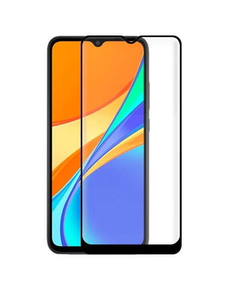 PROTECTOR COOL CRISTAL TEMPLADO 3D BLACK XIAOMI REDMI 9C / 10A / A1 / A1 PLUS
