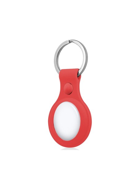 LLAVERO COOL PARA AIRTAG SILICONA RED