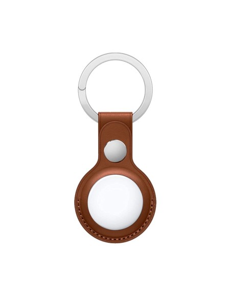 LLAVERO COOL PARA AIRTAG LEATHER BROWN