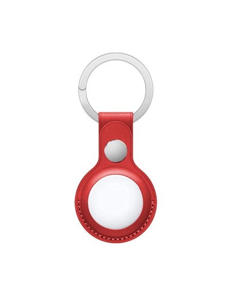 LLAVERO COOL PARA AIRTAG LEATHER RED