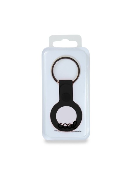 LLAVERO COOL PARA AIRTAG SILICONA BLACK