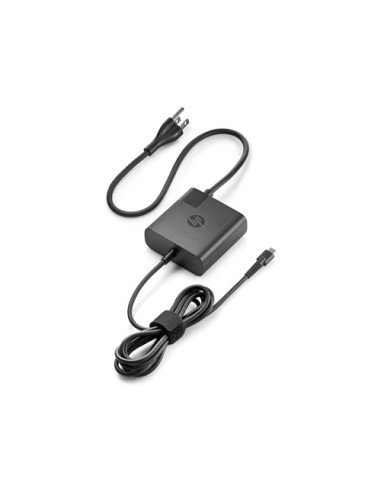 CARGADOR USB-C HP 65W BLACK