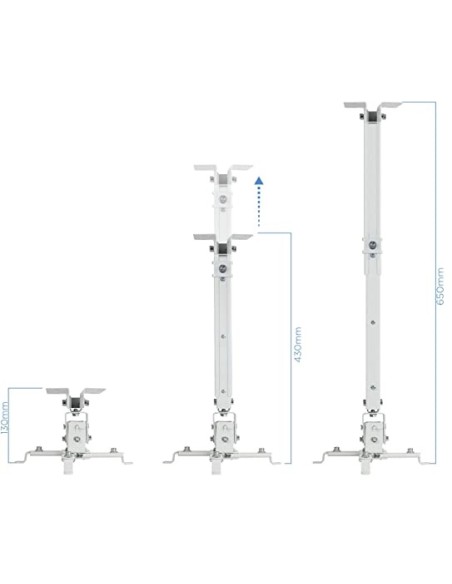SOPORTE PROYECTOR TOOQ PJ2012T WHITE