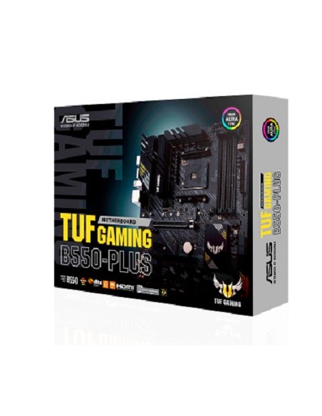 PLACA BASE ASUS AMD TUF B550-PLUS GAMING SOCKET AM4 ATX GRAFICA DDR4 M.2 GLAN USB 3.1 USB-C