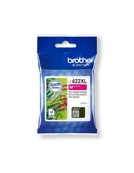 CARTUCHO BROTHER LC422XL MAGENTA MFC J5340DW J5740DW J6540DW J6940DW 1500 PAGINAS