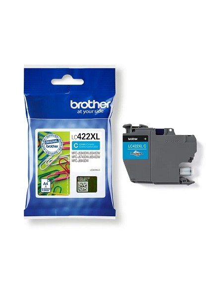 CARTUCHO BROTHER LC422XL CYAN MFC J5340DW J5740DW J6540DW J6940DW 1500 PAGINAS