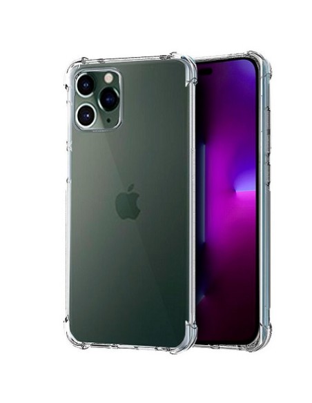 FUNDA MOVIL BACK COVER COOL ANTISHOCK TRANSPARENTE IPHONE 14 PRO