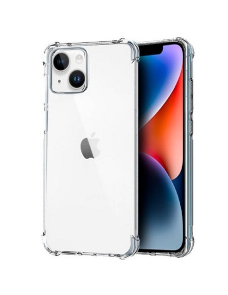 FUNDA MOVIL BACK COVER COOL ANTISHOCK TRANSPARENTE IPHONE 14 PLUS