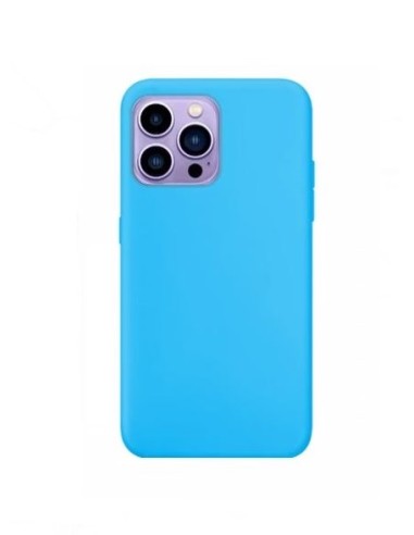 FUNDA MOVIL BACK COVER HT SILICONA BLUE IPHONE 14 PRO