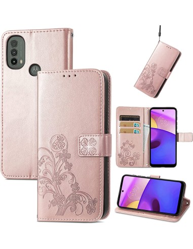FUNDA MOVIL HT FLIP CASE LEATHER ROSE...