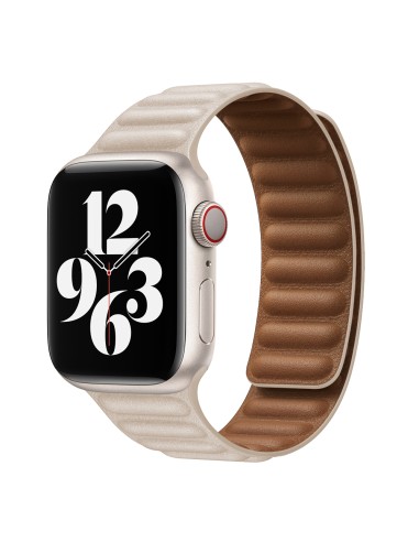 CORREA DEVIA PARA APPLE WATCH 38/40/41MM LEATHER MAGNETIC STARLIGHT