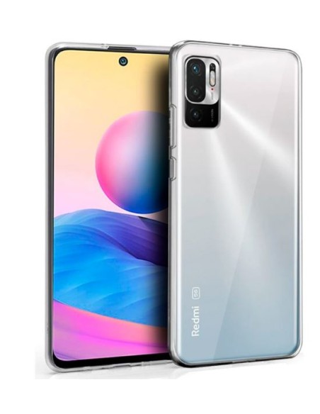 FUNDA MOVIL BACK COVER COOL SILICONA TRANSPARENTE XIAOMI REDMI NOTE 10 5G / POCO M3 PRO 5G
