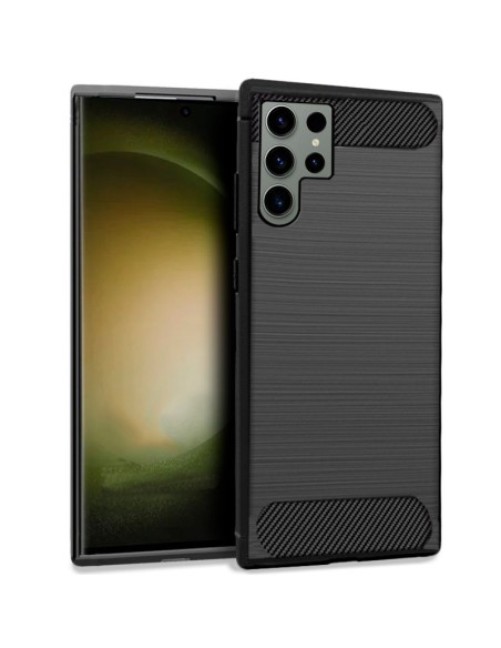 FUNDA MOVIL BACK COVER COOL CARBON BLACK SAMSUNG GALAXY S23 ULTRA S918