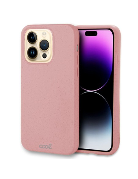 FUNDA MOVIL BACK COVER COOL ECO BIODEGRADABLE PINK IPHONE 14 PRO MAX