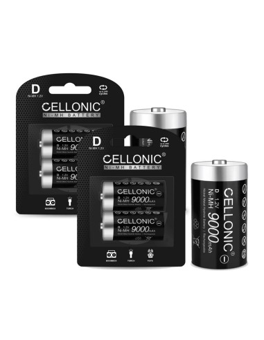 PILA RECARGABLE EBL TIPO D 10.000MAH...
