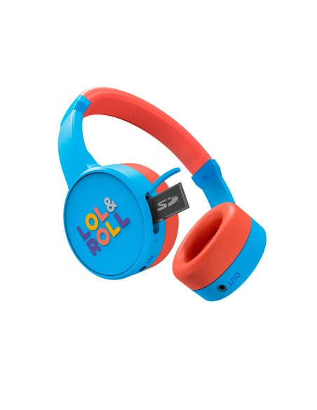 AURICULAR + MIC ENERGY HEADPHONES LOL.ROLL POP KIDS BLUETOOTH BLUE