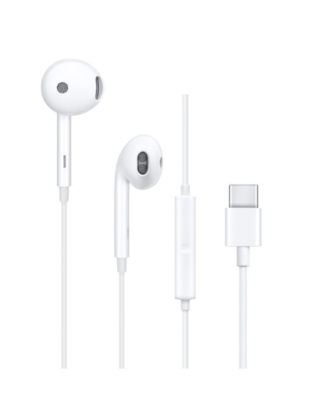 AURICULAR IN-EAR + MIC OPPO TYPE-C USB-C WHITE