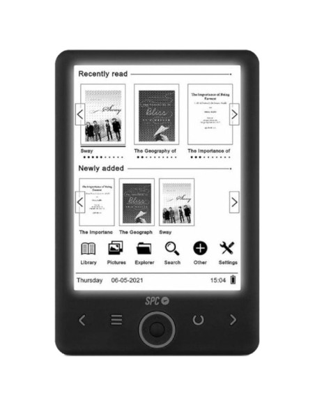 EBOOK SPC DICKENS LIGHT2 6 8GB TINTA ELECTRONICA BLACK