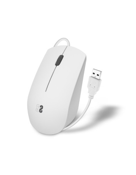 MOUSE SUBBLIM WIRED OPTICAL BUSINESS 1200DPI WHITE