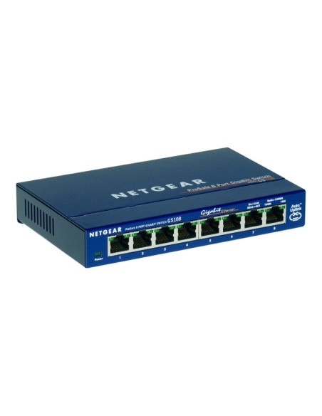 SWITCH NETGEAR GS108GE 10/100/1000 8 PUERTOS