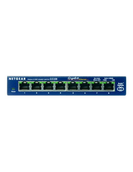 SWITCH NETGEAR GS108GE 10/100/1000 8 PUERTOS